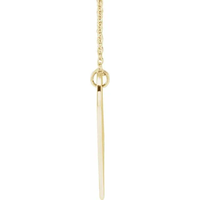 14K Evil Eye Heart Necklace