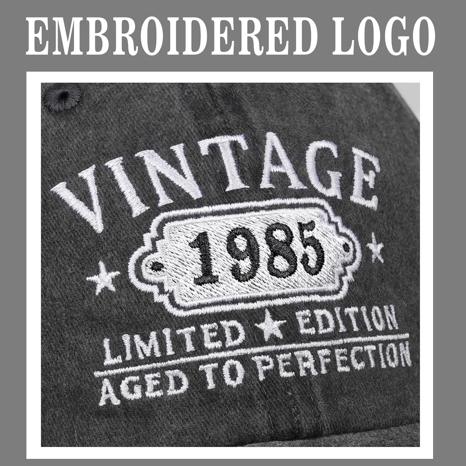 40th Birthday Gifts Women Men Vintage 1985 Embroidered Baseball Cap Gift Ideas Hat