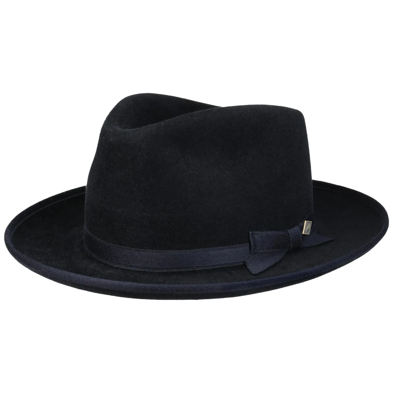 Banded edge Fedora Furfelt by JJ Hats