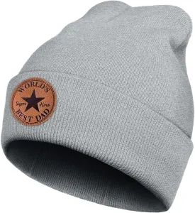 Best Dad Beanie, Christmas Birthday Gift Warm Funny Knit Hat