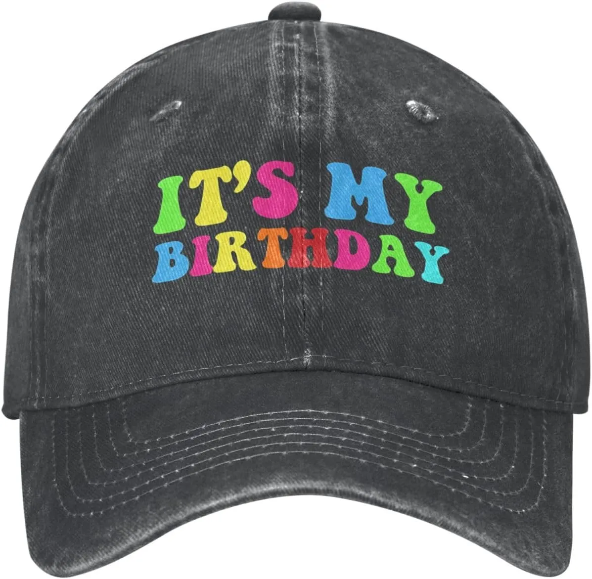 Birthday Baseball Cap for Men Women, Adjustable Hat for Party