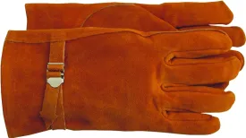 Boss 4071L Gloves, L, Keystone Thumb, Open Cuff, Cowhide Leather, Brown :PR: QUANTITY: 1
