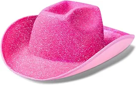 Breathable Cowboy Hat Large Brim Hat Fedora Felt Cowboy Sunproof Hat Accessory Wide Curved Brim