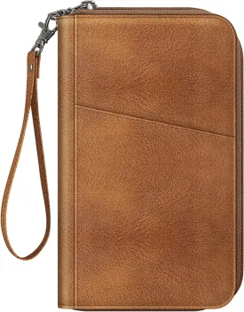 Fintie Family Passport Holder Wallet, RFID Blocking Travel Document Organizer Clutch Bag Credit Cards Case Cover for Women Men