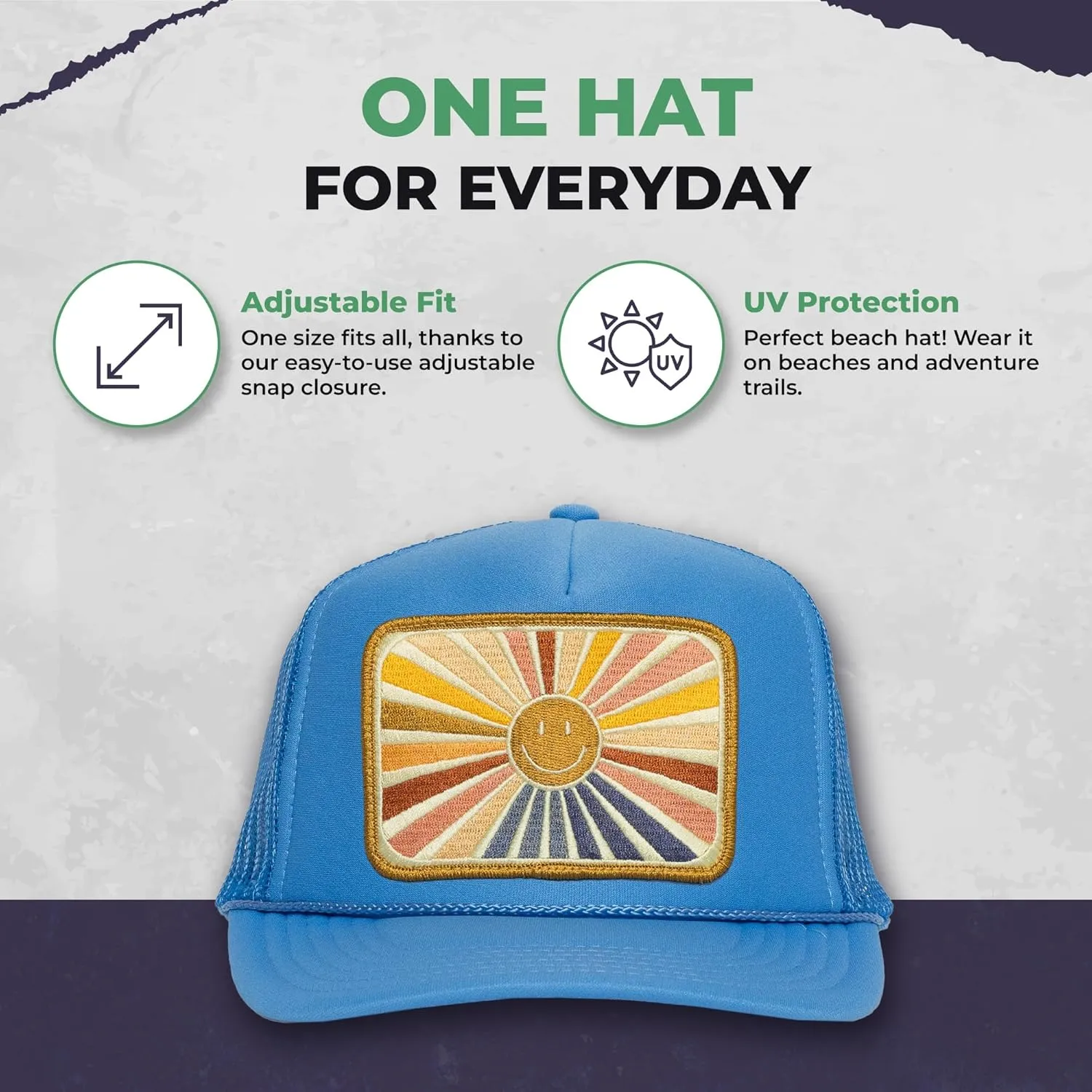 Friday Feelin' Trucker Hat Women Men Baseball Caps Western Trucker Hats Baseball Hats Easy Cap Trendy Gifts - One Size