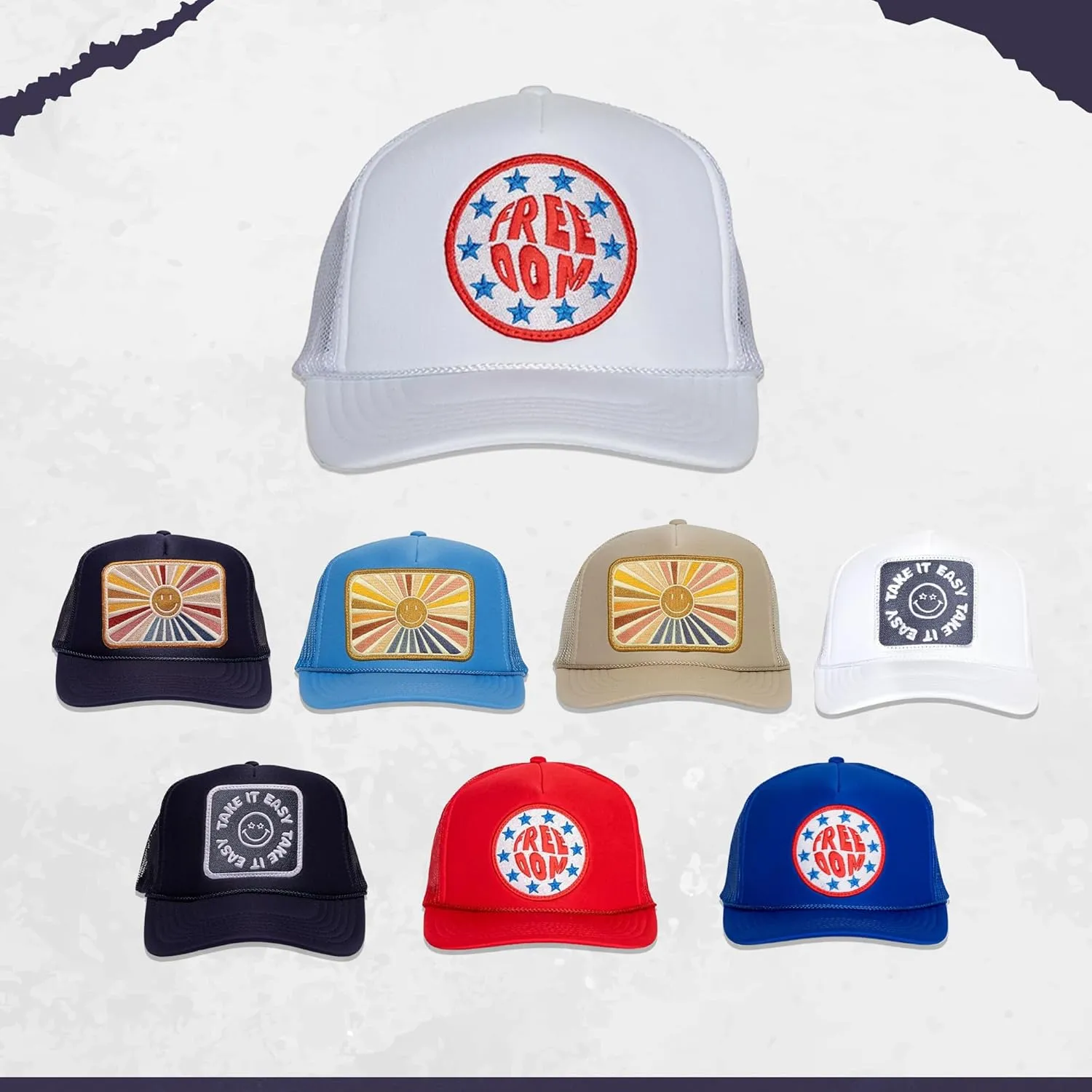 Friday Feelin' Trucker Hat Women Men Baseball Caps Western Trucker Hats Baseball Hats Easy Cap Trendy Gifts - One Size