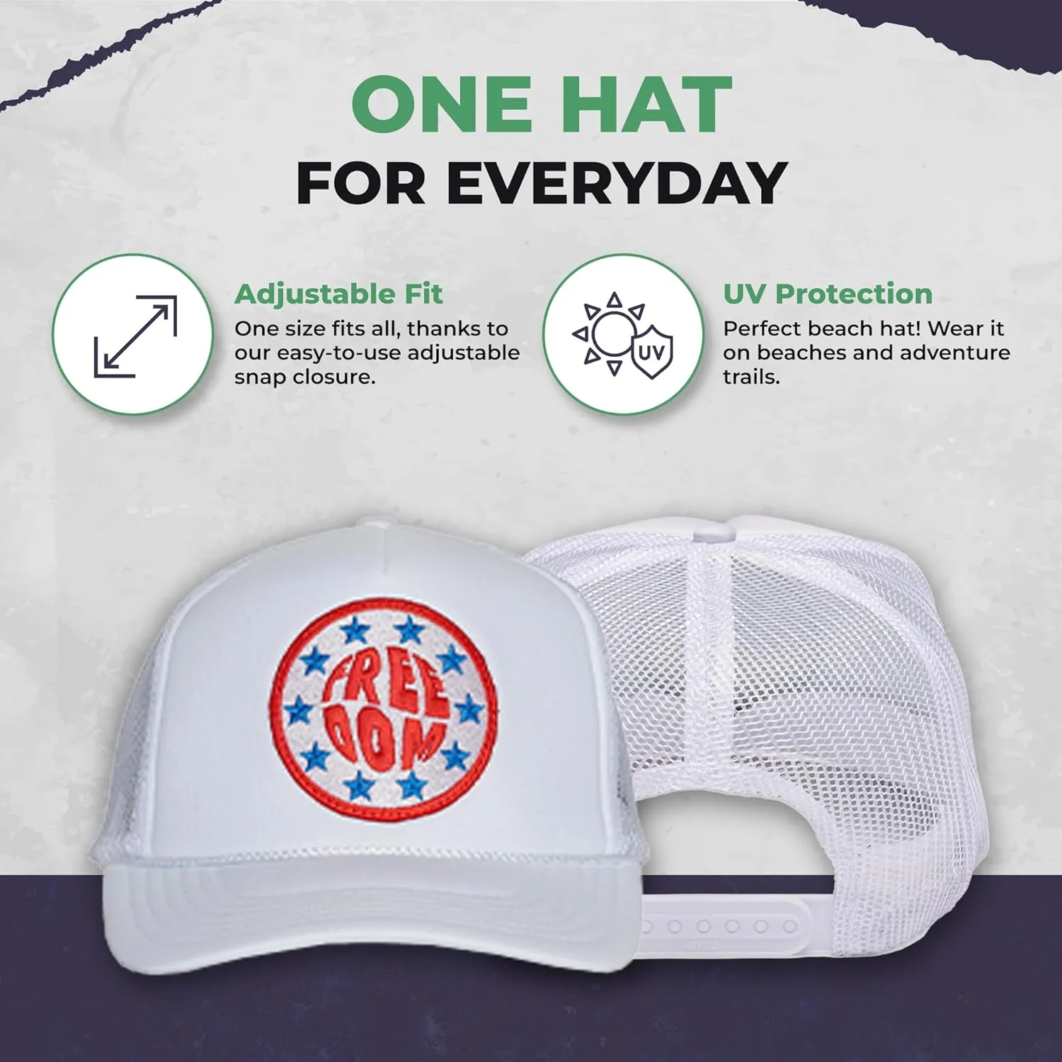 Friday Feelin' Trucker Hat Women Men Baseball Caps Western Trucker Hats Baseball Hats Easy Cap Trendy Gifts - One Size