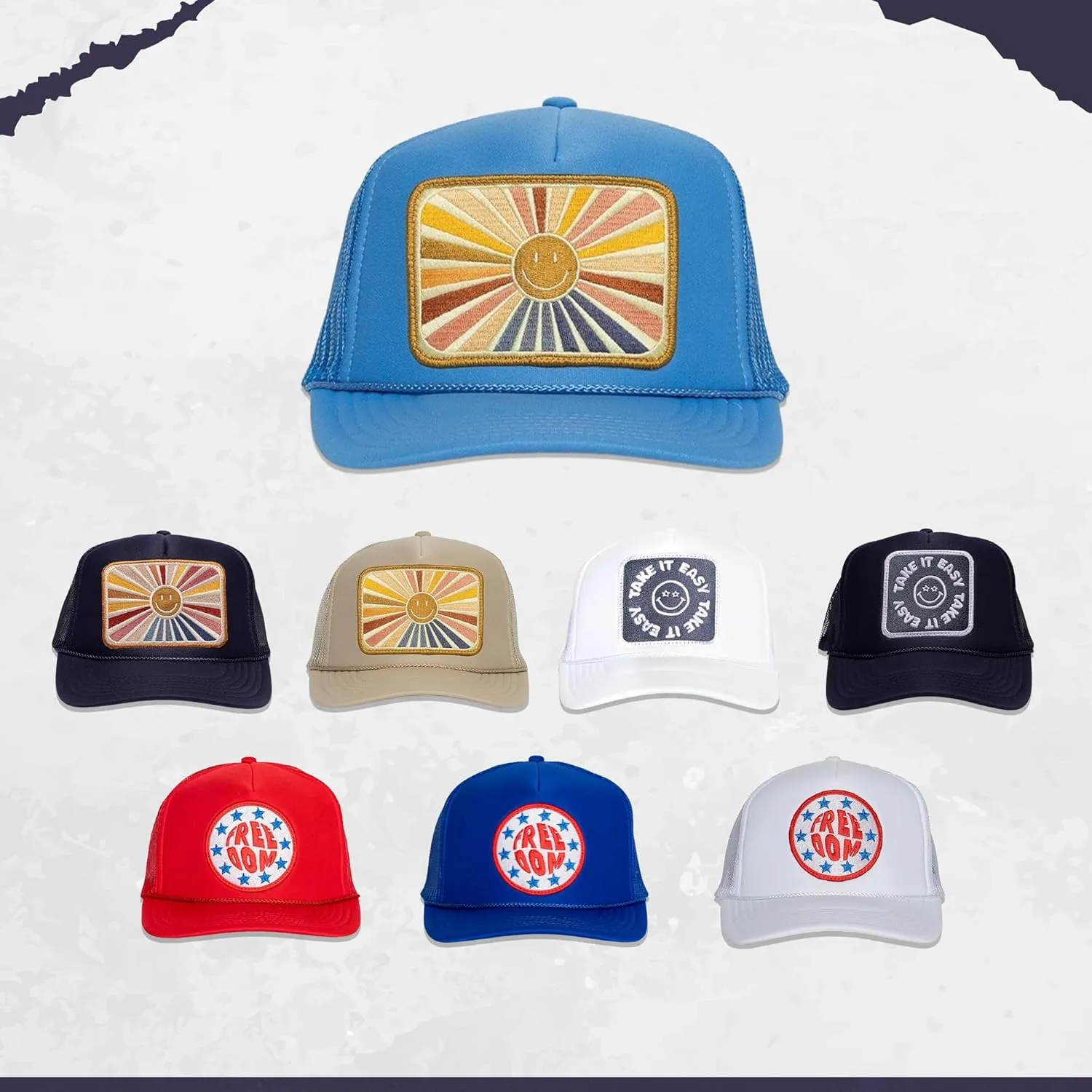 Friday Feelin' Trucker Hat Women Men Baseball Caps Western Trucker Hats Baseball Hats Easy Cap Trendy Gifts - One Size