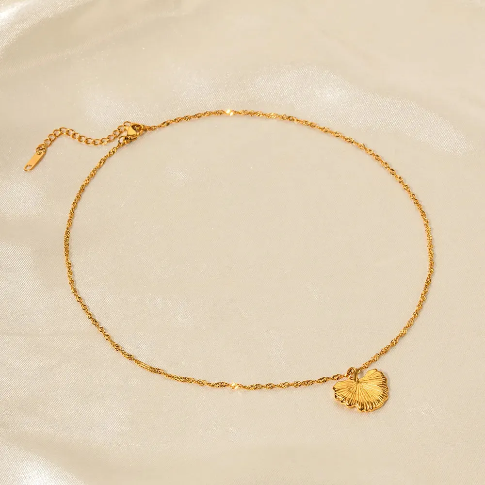 Gingko Leaf Necklace