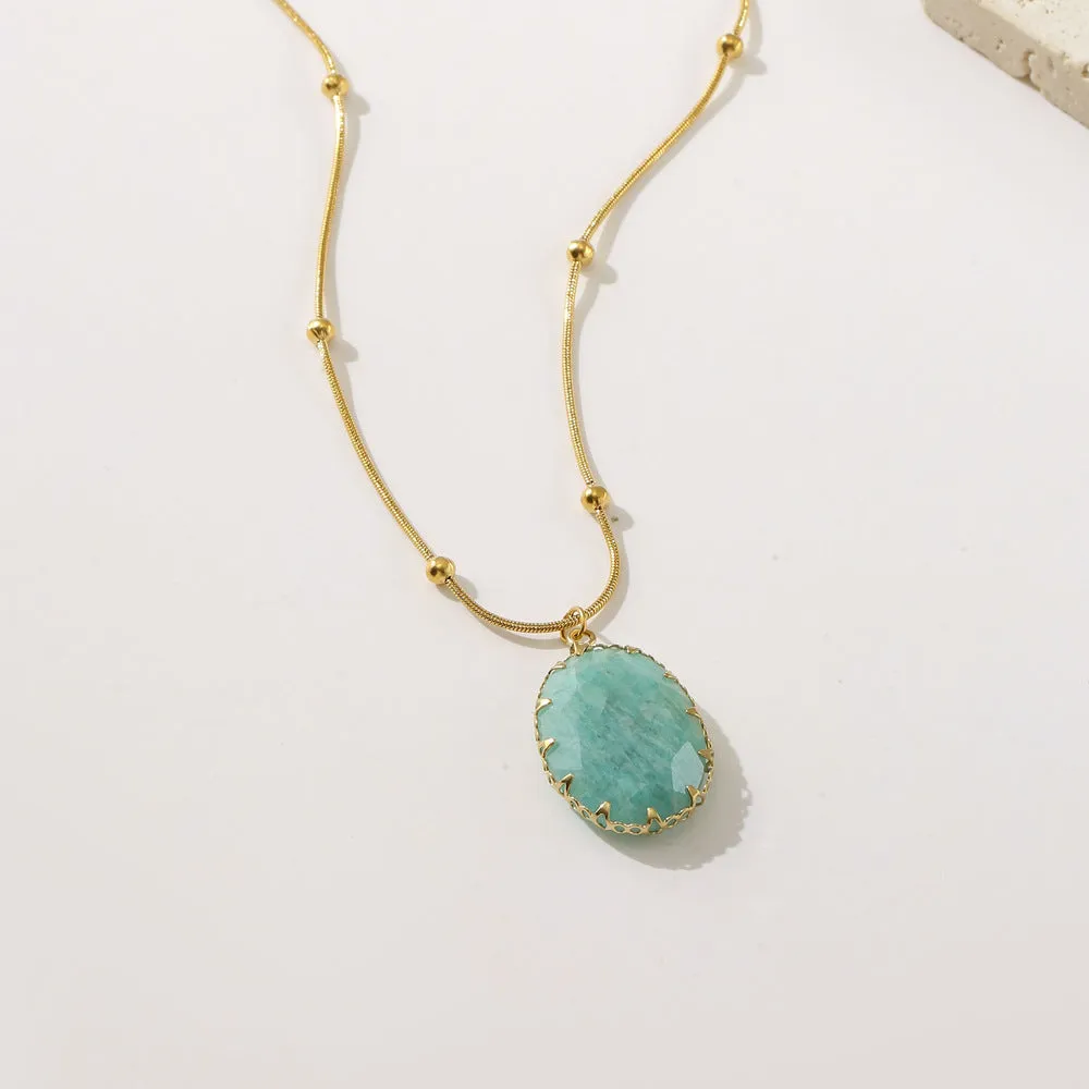 Gold and Turquoise Necklace