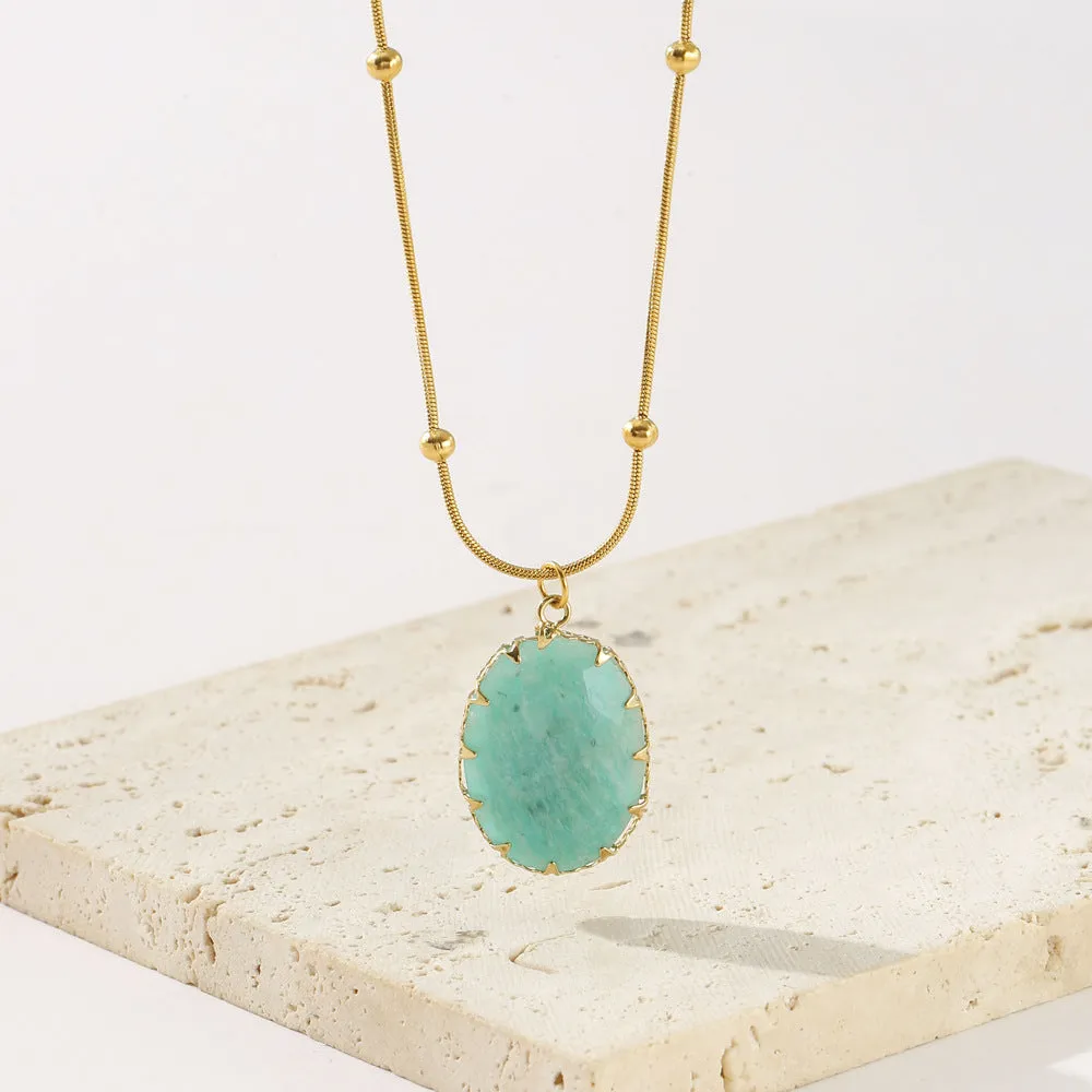 Gold and Turquoise Necklace