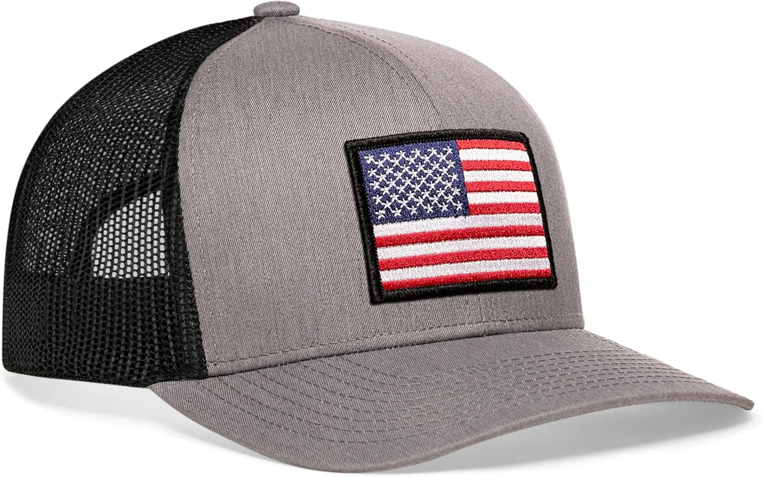 HAKA American Flag Hat, USA Trucker Hat for Men & Women, Adjustable Baseball Cap, Mesh Snapback, Durable Outdoor Hat