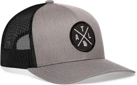 HAKA State City Trucker Hat for Men & Women, Adjustable Baseball Hat, Mesh Snapback, Sturdy Outdoor Black Golf Hat