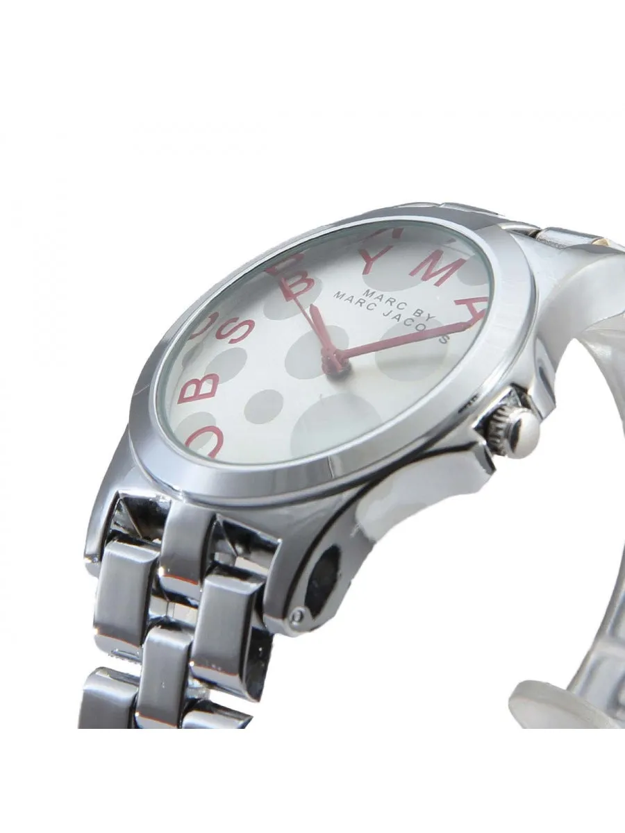 Henry Dinky Red Bracelet - Silver Chain