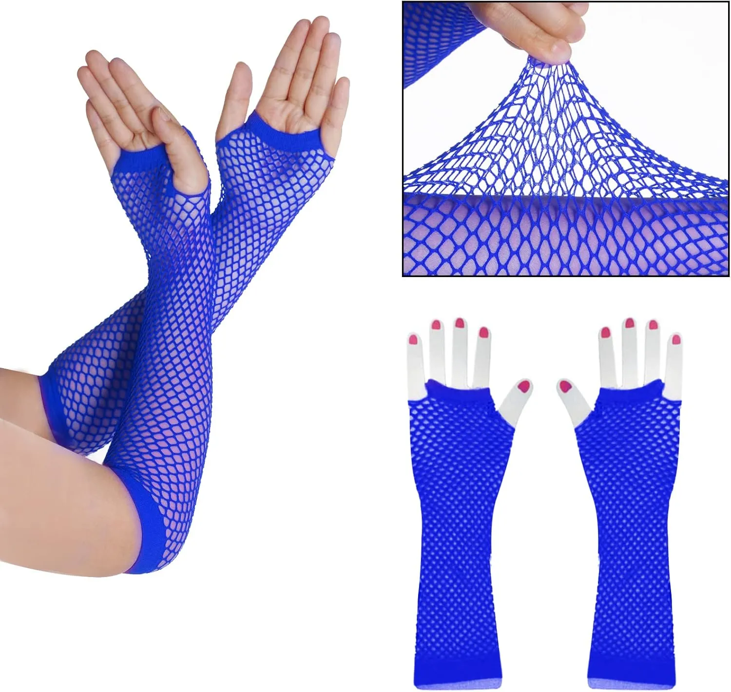 jiebor 80s Costume Outfits Accessories for Girls Kids Tutu Skirt Leg Warmers Fishnet Gloves Shutter Glass Headband Necklace