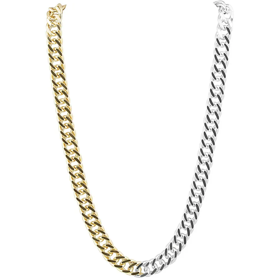 Kayla Link Two Tone Necklace