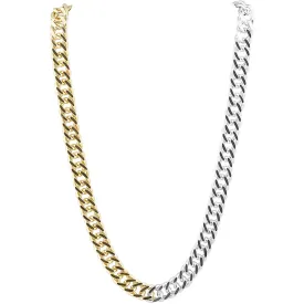 Kayla Link Two Tone Necklace