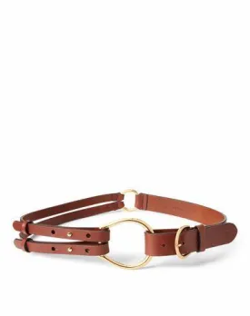Lauren Ralph Lauren Women Belt Brown S INT