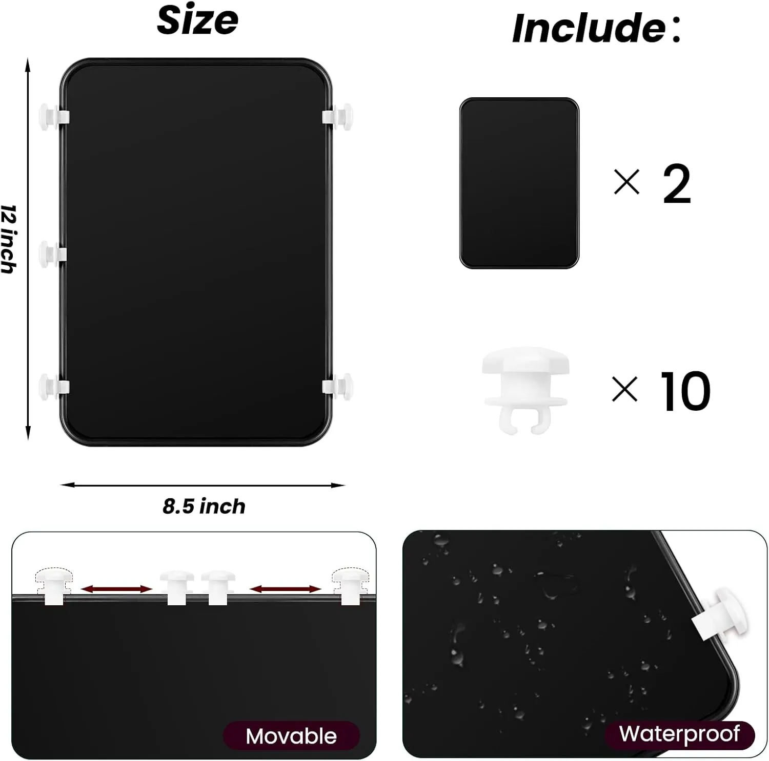 LBF 2Pcs Divider Compatible with Bogg Bag Accessories Organizer XL Inserts Beach Bag Accessories