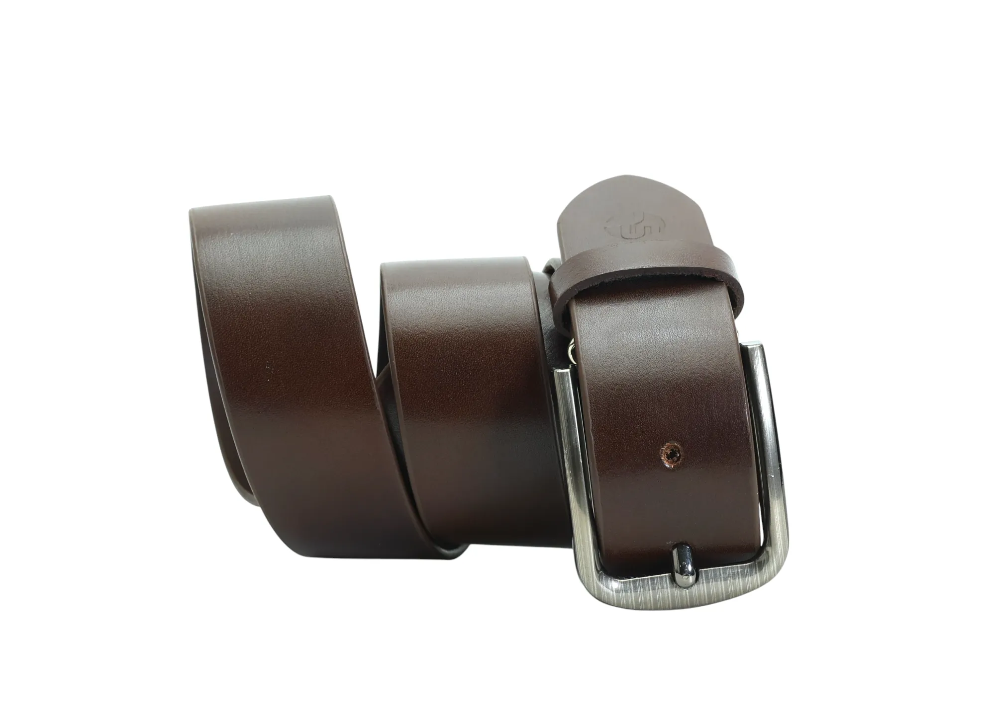 Mens Formal leather Belt 40411(BROWN)