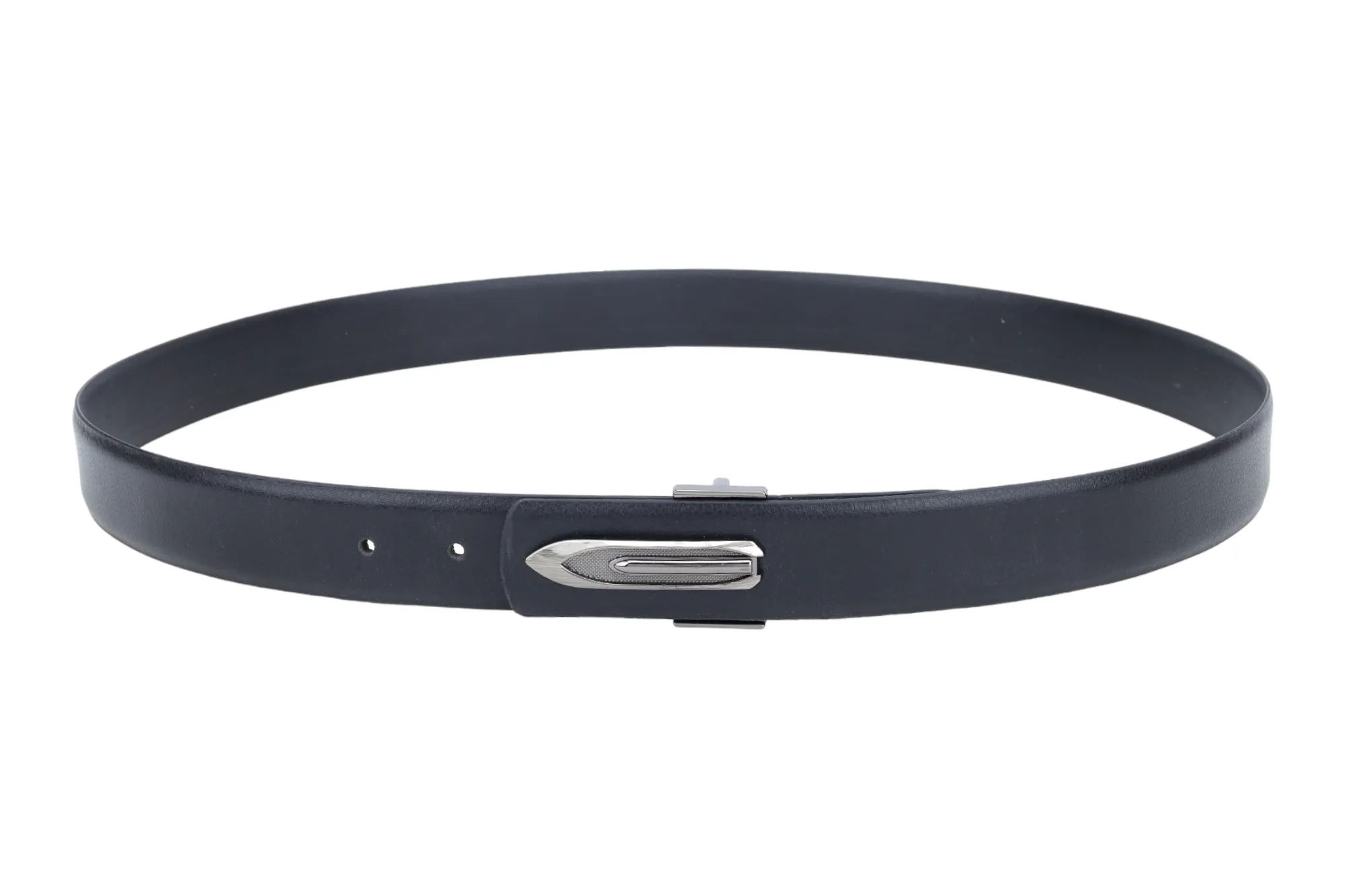 Mens Formal leather Belt With Exclusive Buckle 998610 (Black)