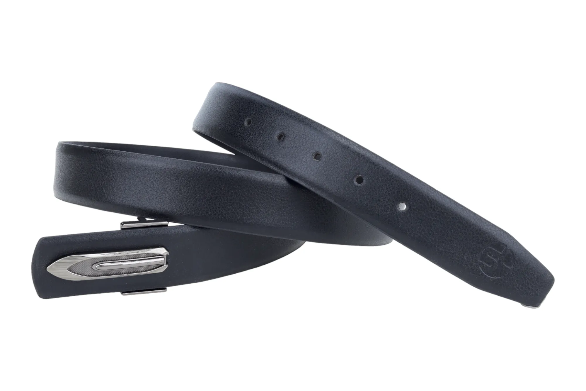 Mens Formal leather Belt With Exclusive Buckle 998610 (Black)
