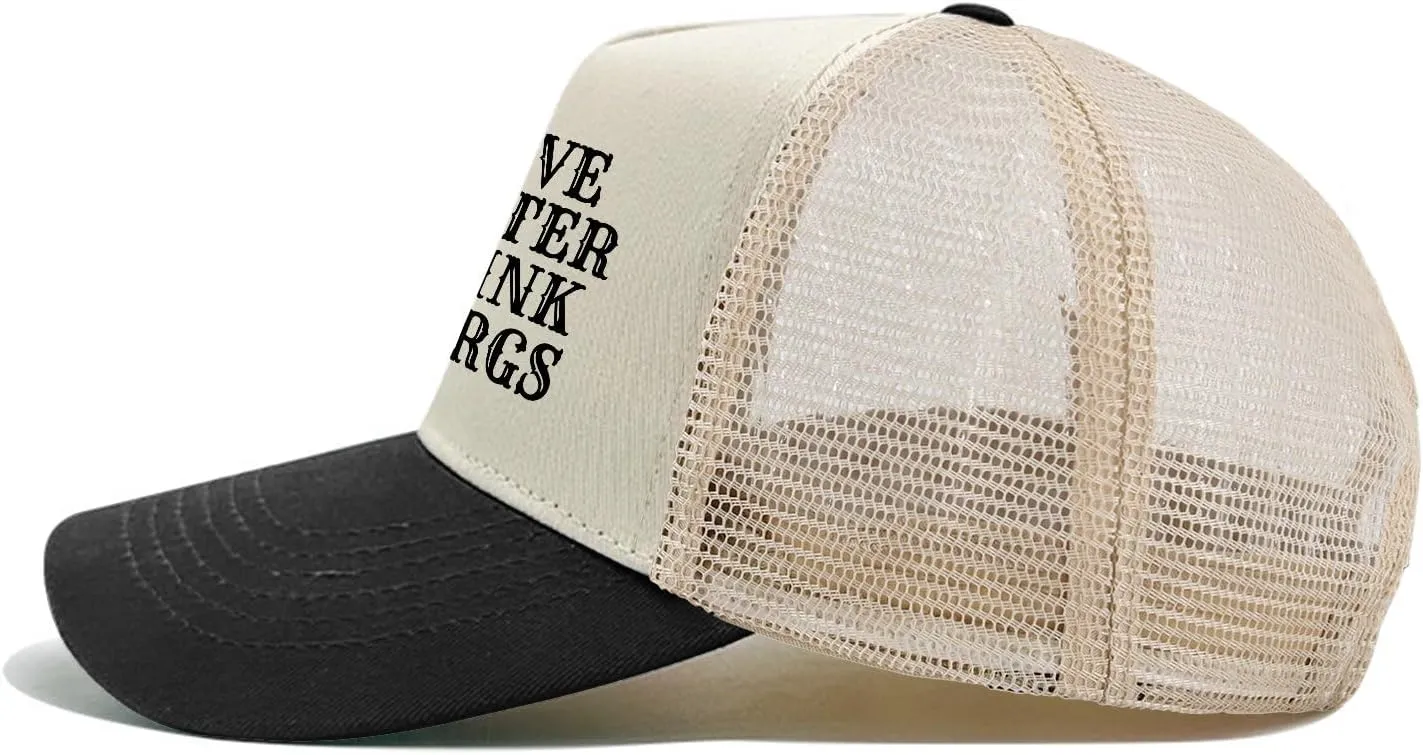 Save Water Drink Margs Trucker Hat Men Funny Mesh Cap for Summer