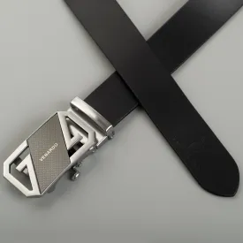 Venardo VINTOSS Genuine Leather Autolock Belt for Men - Perfect for Formal and Casual Wear - Adjustable