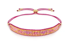 Venus Point Pink Beaded Friendship Bracelet