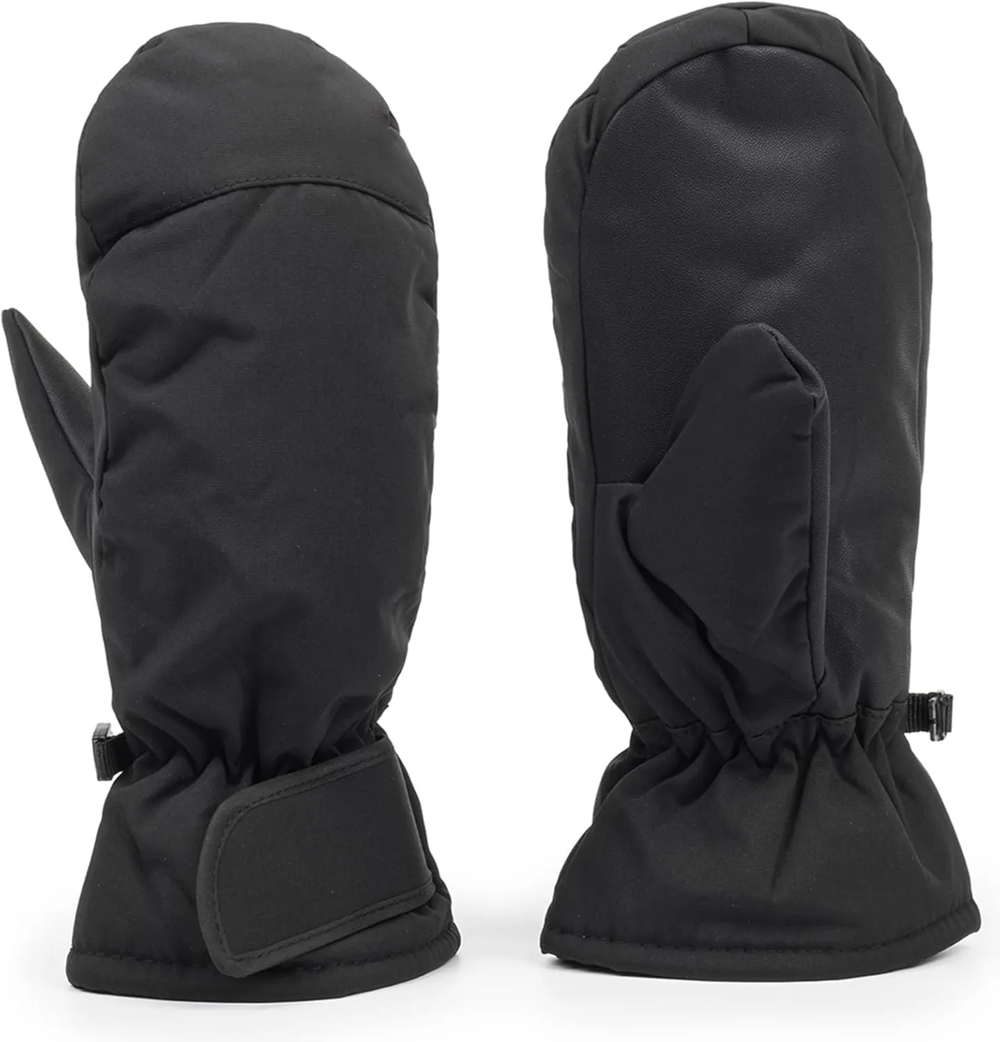 Winter Cold Weather Mittens Warm Water-proof Gloves Sherpa Fleece Lined for Women Men S/M